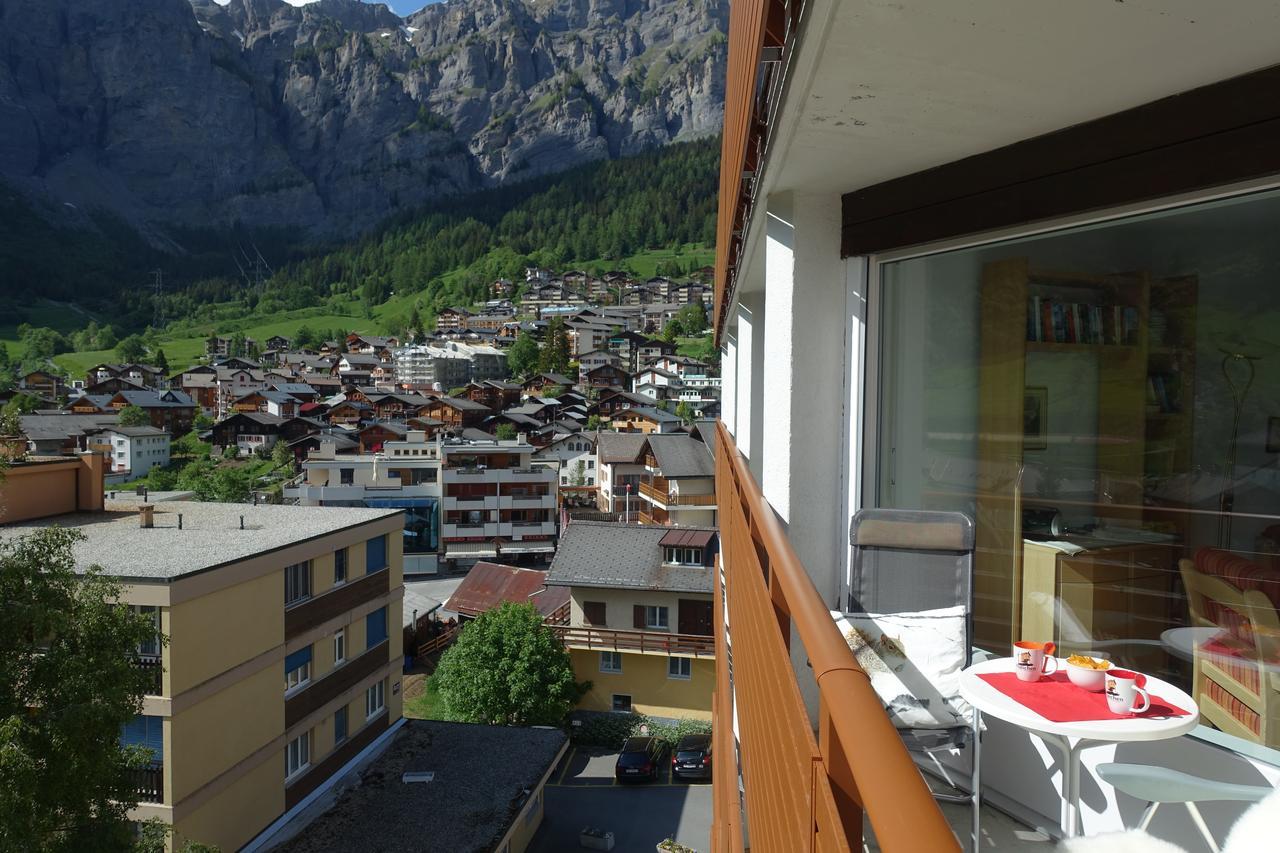 Studio Willimann Haus Dala Im 4 Stock Leukerbad Dış mekan fotoğraf