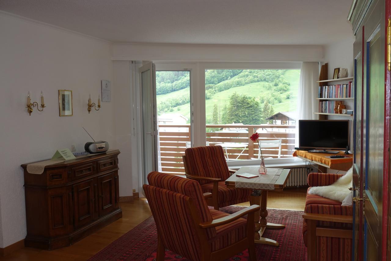 Studio Willimann Haus Dala Im 4 Stock Leukerbad Dış mekan fotoğraf