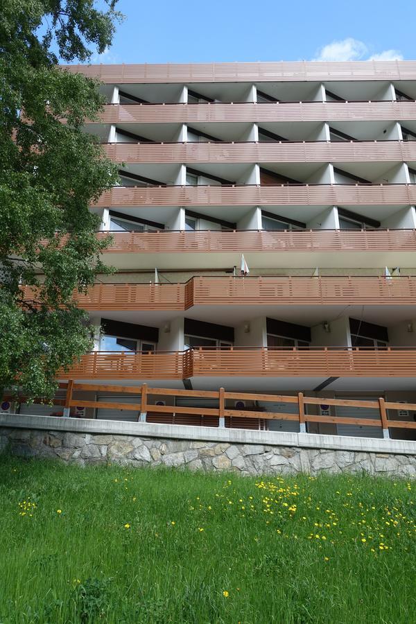 Studio Willimann Haus Dala Im 4 Stock Leukerbad Dış mekan fotoğraf