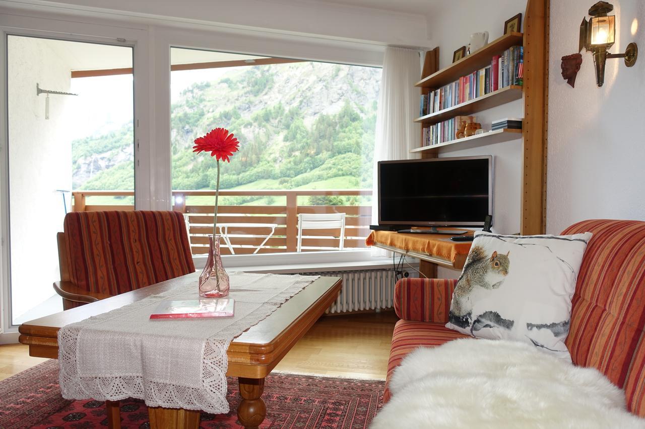 Studio Willimann Haus Dala Im 4 Stock Leukerbad Dış mekan fotoğraf